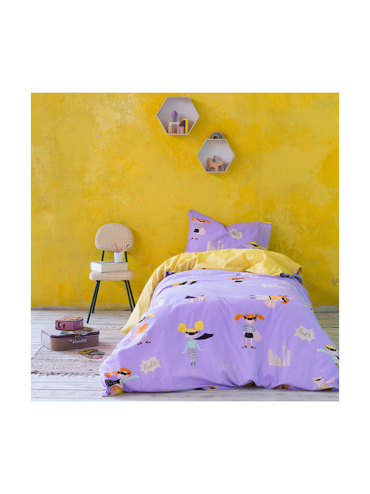 Nima Kids Quilts Single Super Girls Purple 160x240cm