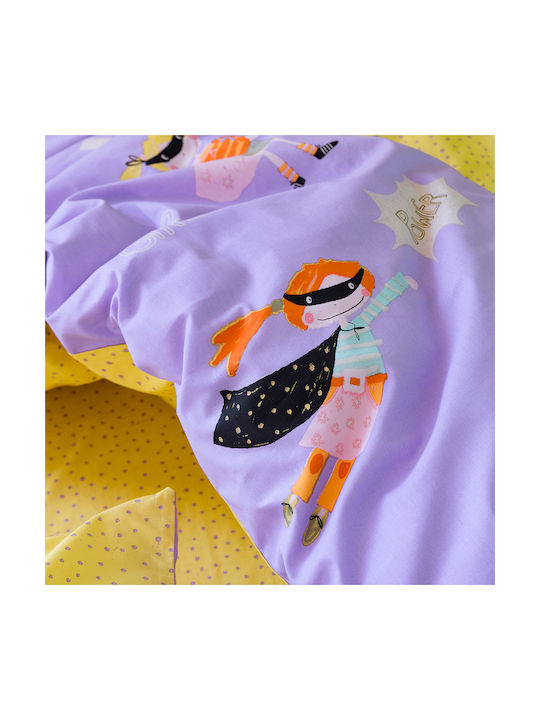 Nima Kids Quilts Single Super Girls Purple 160x240cm