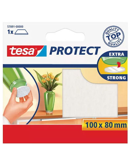 Tesa 57894 Τσοχάκια Στρογγυλά με Αυτοκόλλητο και Διάμετρο 26mm Καφέ 9τμχ 57894-00001-00
