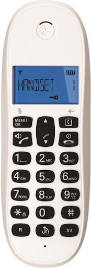 Motorola C1001CB+ Schnurlostelefon Weiß
