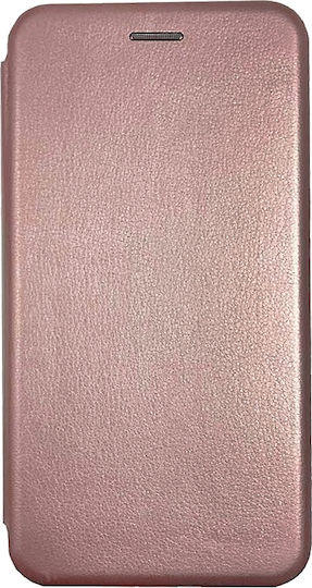 MyMobi Elegance Book Synthetic Leather Rose Gold (Galaxy A6+ 2018)
