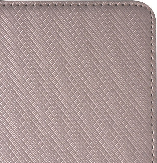 Book Piele artificială Auriu (Galaxy J3 2016)