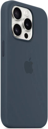 Apple Back Cover Silicone Blue (iPhone 15 Pro Max)