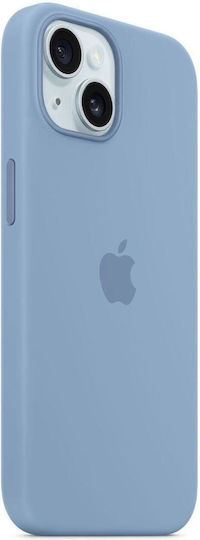 Apple Back Cover Silicone Blue (iPhone 15 Plus)