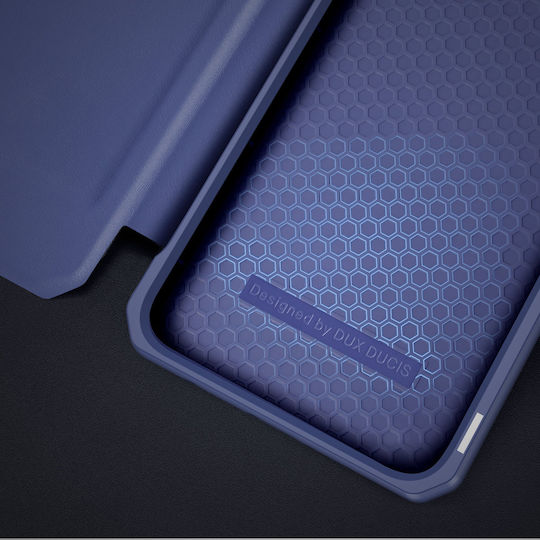Dux Ducis Skin X Buchen Sie Synthetisches Leder Blau (Galaxy S22+ 5G)