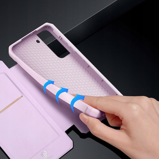 Dux Ducis Skin X Book Δερματίνης Ροζ (Galaxy S22+ 5G)