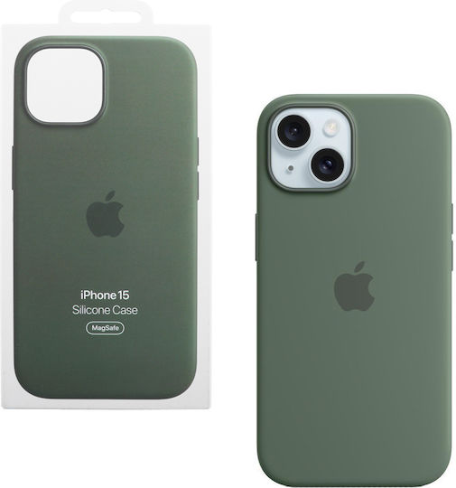 Apple Back Cover Silicone Cyrpess (iPhone 15)