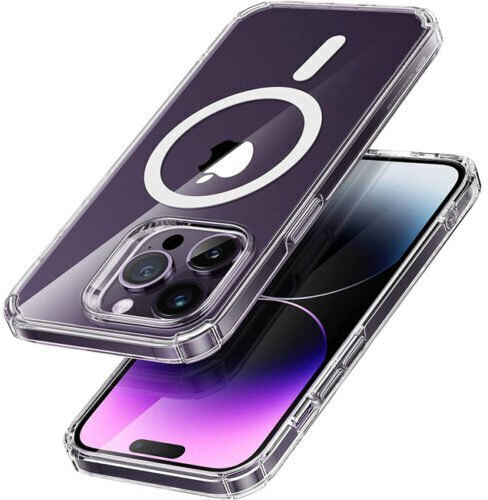 ESR Krystec Halolock Magsafe Back Cover Σιλικόνης Διάφανο (iPhone 14 Pro Max)