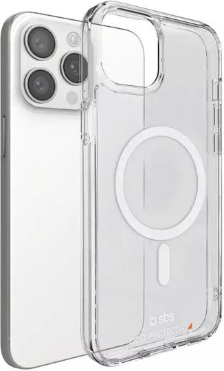 SBS Back Cover Silicon Transparent (iPhone 15 Pro)