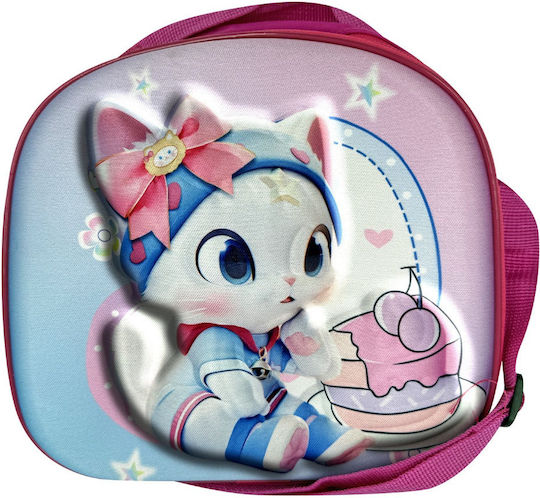 Isolierte Kinder Lunchtasche 3D Kätzchen 24x22x9cm Justnote 703423