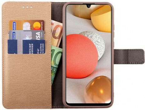 Volte-Tel Allure Magnet Wallet Δερματίνης Χρυσό (Galaxy A42)