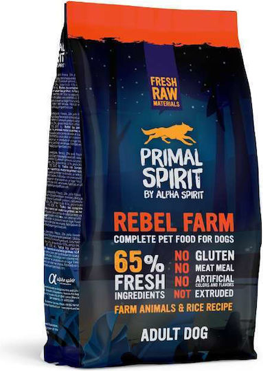Alpha Spirit 1кг Суха Храна за Кучета с Месо, Риба и Ориз