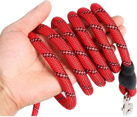 Foldable Dog Leash/Lead Strap in Red color