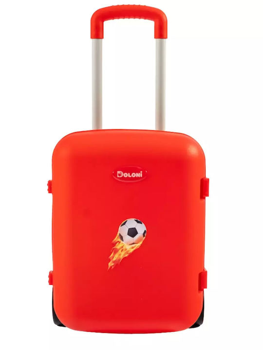 Doloni Kinder Reisekoffer Hartschalen Red mit 4 Räder