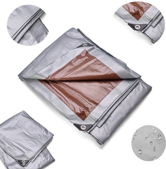 Impermeabil Prelată 210gr/m² 3x3m. Heavy Duty Gri