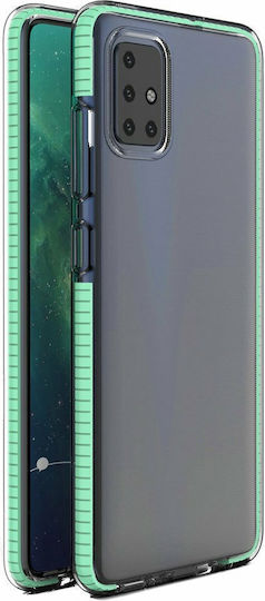 Hurtel Spring Case Back Cover Σιλικόνης Τιρκουάζ (Redmi Note 9)