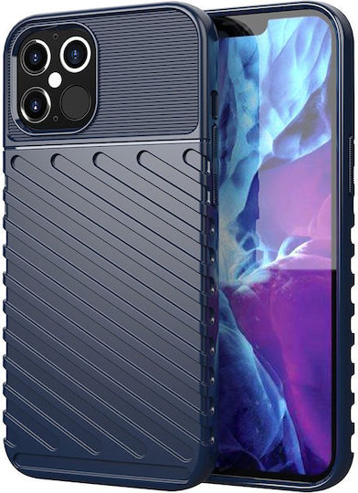 Powertech Umschlag Rückseite Silikon Blau (Xiaomi Mi 11)