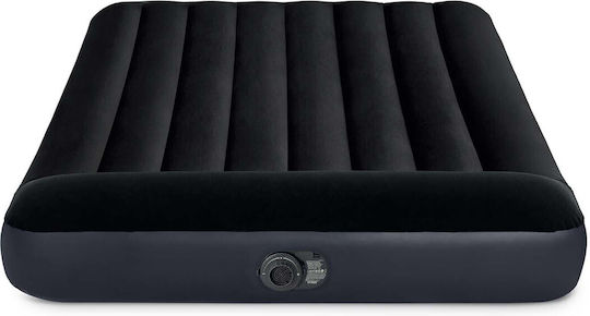 Intex Inflatable Camping Air Mattress King Size with Integrated Classic Queen Pump 152x203x25cm