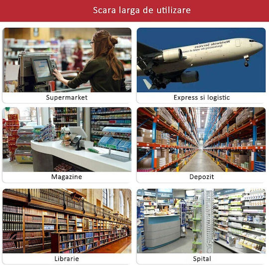 BP Scanner portabil Wireless cu capacitate de citire a codurilor de bare 2D și QR