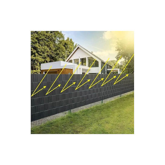Υλικό Περίφραξης Κήπου από PVC 19x35x19εκ. Γκρι