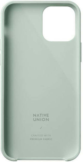 Native Union Clic Canvas Задна корица Текстил Градински чай (iPhone 12 mini)