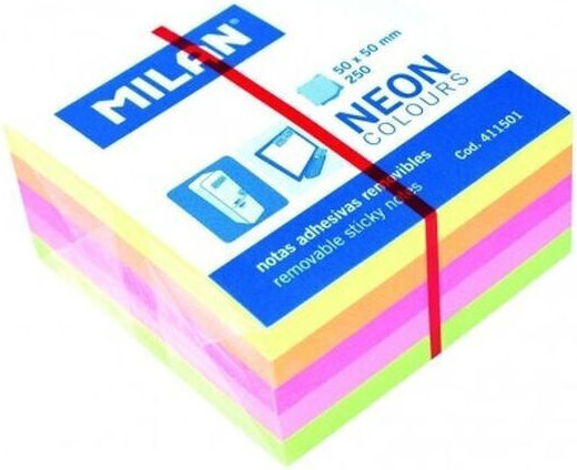 Milan Sticky Note Pads in Cube 5x5pcs