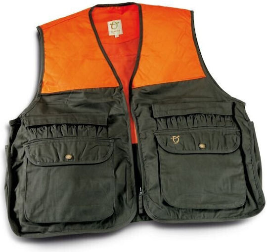 Toxotis Active Wear Vestă de Vânătoare Orange / Khaki