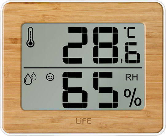 Life Gem Indoor Thermometer & Hygrometer Tabletop