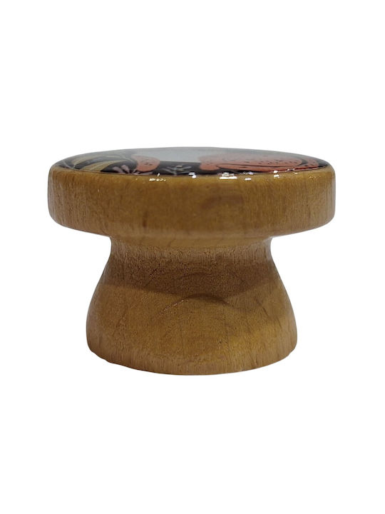 ACM Kids Knob Furniture made of Wooden Natural wood 12007-000-BRZ2 1pcs