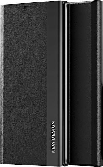 Hurtel Sleep Book Δερματίνης Μαύρο (Redmi Note 12 Pro / Poco X5 Pro)