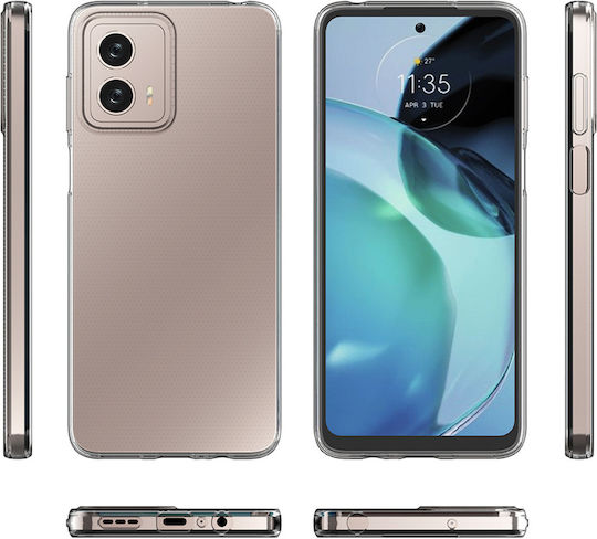 Hurtel Задна корица Силикон 0.5мм Прозрачен (Moto G53)