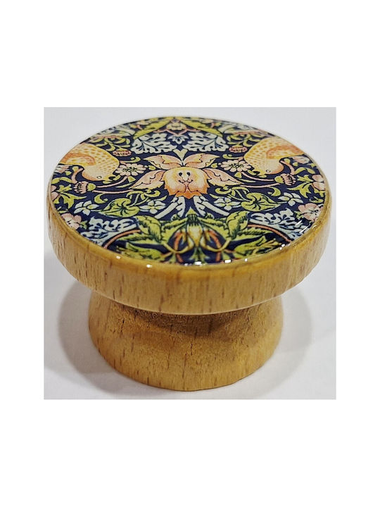ACM Knob Furniture made of Wooden Natural wood 12014-000-BRZ2 1pcs