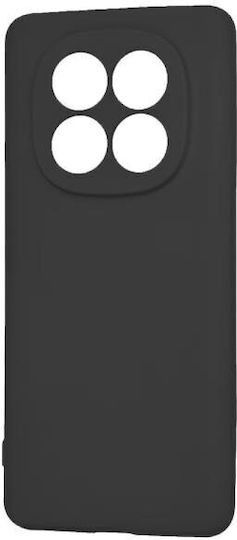 Senso Liquid Back Cover Σιλικόνης Μαύρο (Redmi Note 14 4G)