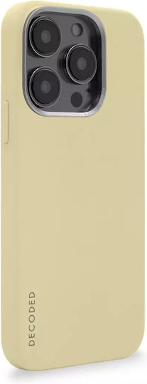 Decoded Antimicrobial Back Cover Σιλικόνης Κίτρινο (iPhone 14 Pro Max)