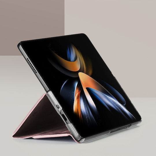 Dux Ducis Bril Brieftasche Leder Rosa (Galaxy Z Fold5)
