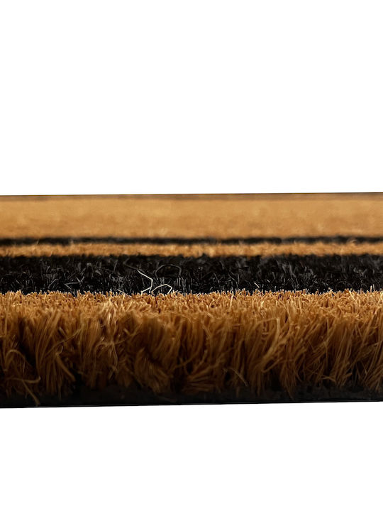 Entrance Mat made of Coir Brown 60x33cm Thickness 15mm