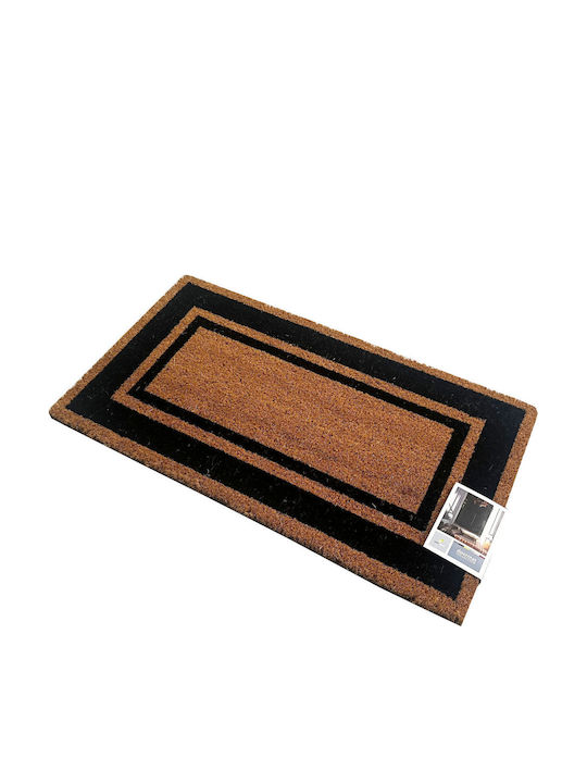 Entrance Mat made of Coir Brown 60x33cm Thickness 15mm