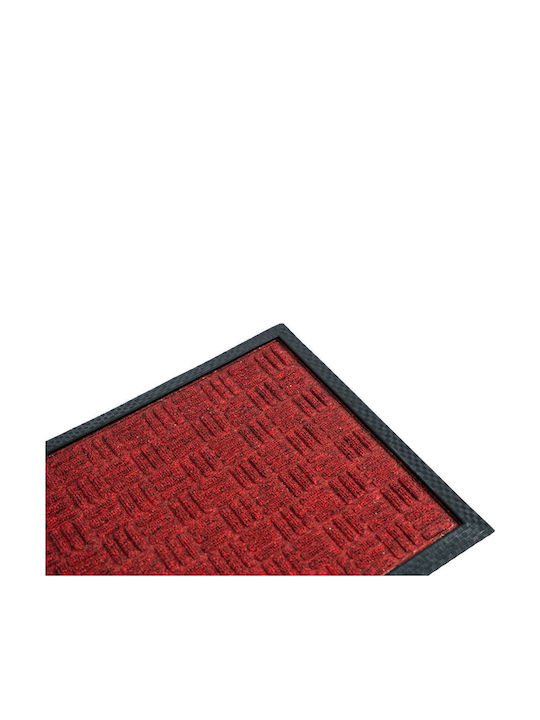 Sdim Entrance Mat Carpet with Anti-slip Backing Supreme 001 Red 40x60cm Thickness 12mm