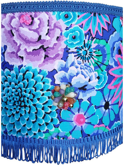 Deckenleuchte Blue Flower Power Maße 30*20 E27