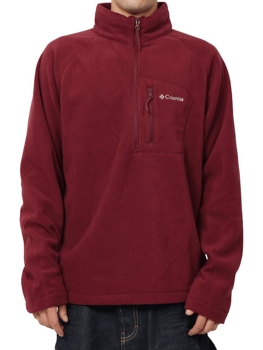 Fast Trek Iii Half Sweater Long Sleeve Burgundy