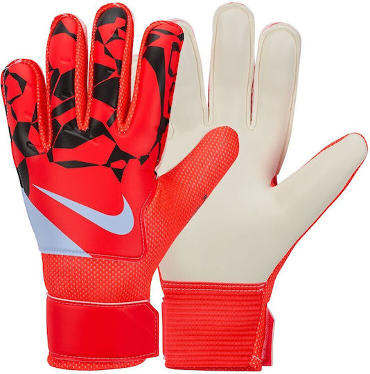 Nike Match Match Γάντια Τερματοφύλακα Παιδικά Κόκκινα