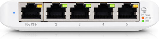 Ubiquiti USW Flex Mini Managed L2 PoE+ Switch with 5 Gigabit (1Gbps) Ethernet Ports