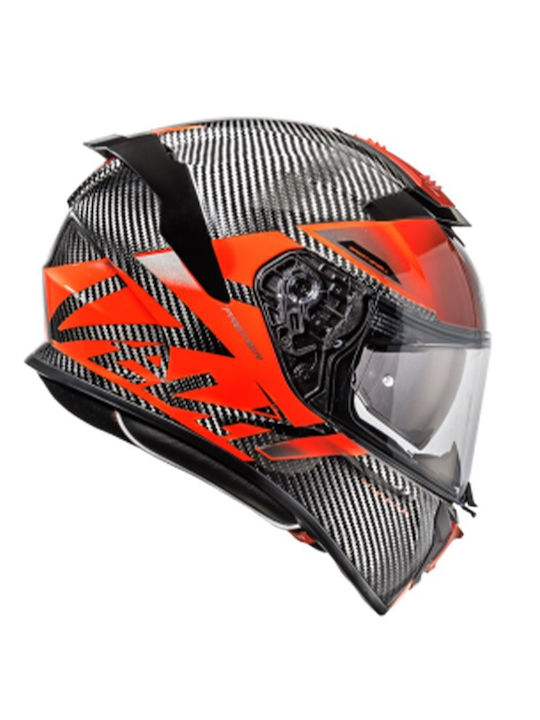 Premier Devil Carbon MN2 Мотоциклетна каска Full Face ECE 22.06 1430гр с Sunvisor