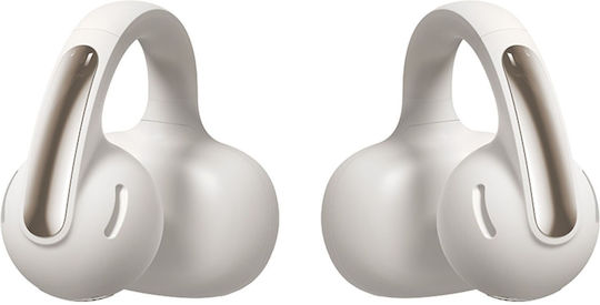 Baseus Bowie MC1 Open Ear Bluetooth Handsfree Ακουστικά με Αντοχή στον Ιδρώτα και Θήκη Φόρτισης Λευκά