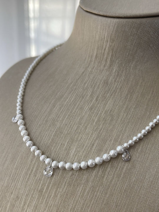 Charm aus Silber mit Perlen
