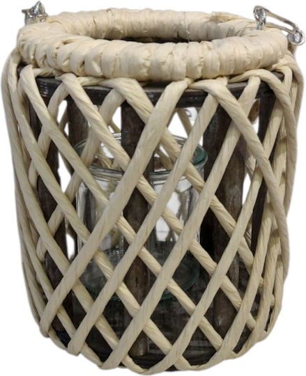 keleman Rope Lantern Brown 14x14x16cm
