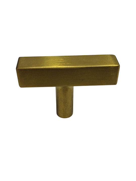 ACM Knob Furniture made of Metallic Gold-matte 11977-000-ANF1 1pcs