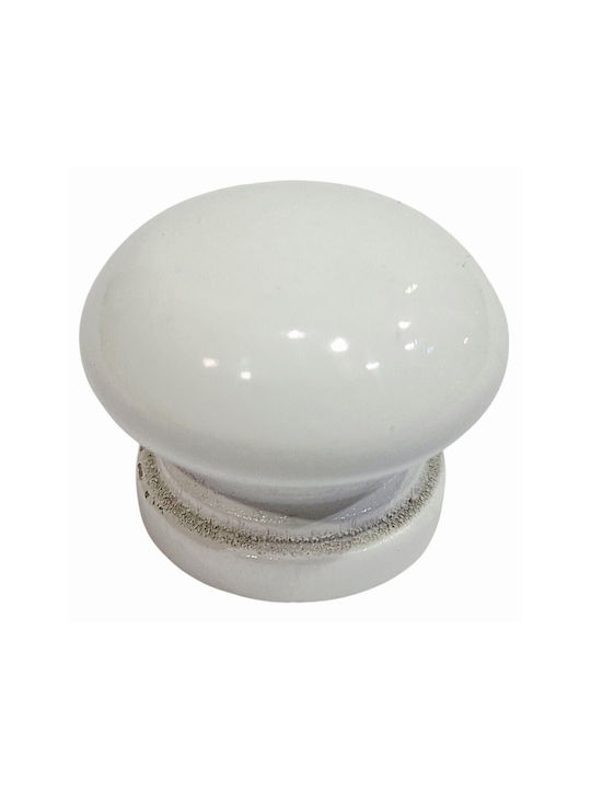ACM Knob Furniture made of Wooden White 11975-000-KSIL 1pcs