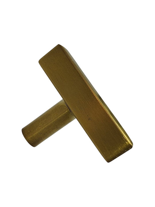 ACM Knob Furniture made of Metallic Gold-matte 11977-000-ANF1 1pcs