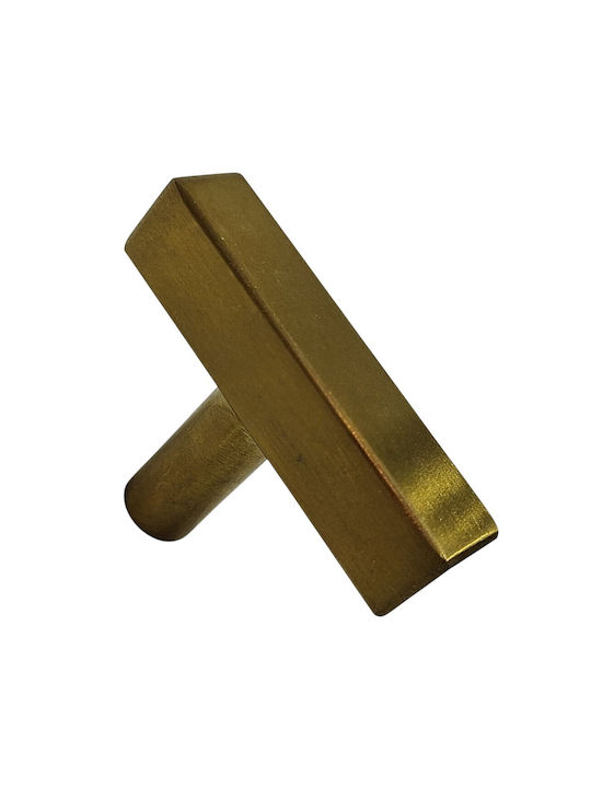 ACM Knob Furniture made of Metallic Gold-matte 11977-000-ANF1 1pcs
